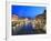 Grand Canal at Dusk, Venice, UNESCO World Heritage Site, Veneto, Italy, Europe-Amanda Hall-Framed Photographic Print