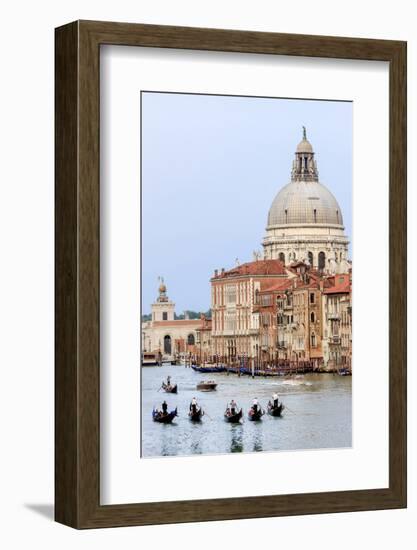 Grand Canal. Basilica Di Santa Maria Della Salute in Background. Venice. Italy-Tom Norring-Framed Photographic Print