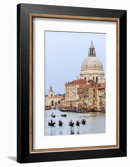 Grand Canal. Basilica Di Santa Maria Della Salute in Background. Venice. Italy-Tom Norring-Framed Photographic Print