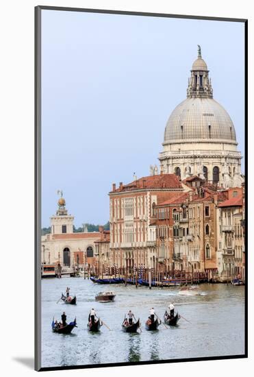 Grand Canal. Basilica Di Santa Maria Della Salute in Background. Venice. Italy-Tom Norring-Mounted Photographic Print