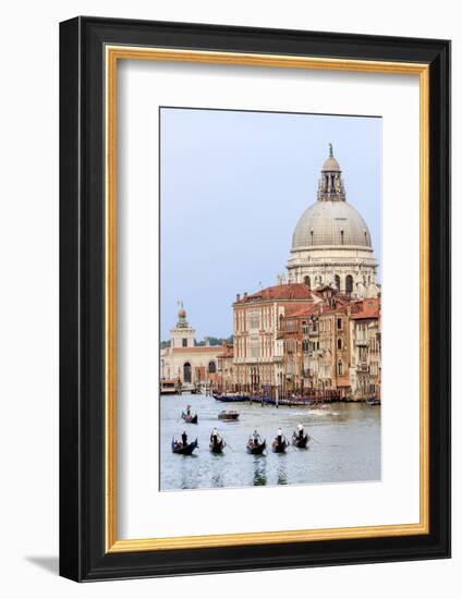 Grand Canal. Basilica Di Santa Maria Della Salute in Background. Venice. Italy-Tom Norring-Framed Photographic Print