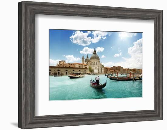 Grand Canal & Basilica Venice-null-Framed Art Print