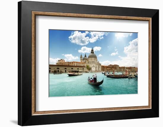 Grand Canal & Basilica Venice-null-Framed Art Print