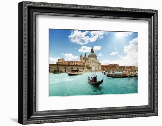 Grand Canal & Basilica Venice-null-Framed Art Print