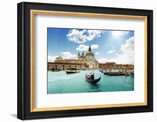 Grand Canal & Basilica Venice-null-Framed Art Print