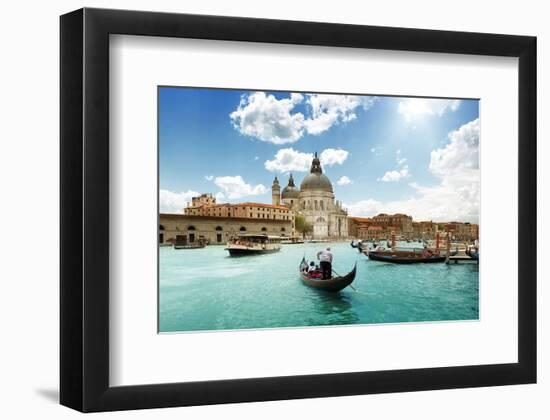 Grand Canal & Basilica Venice-null-Framed Art Print