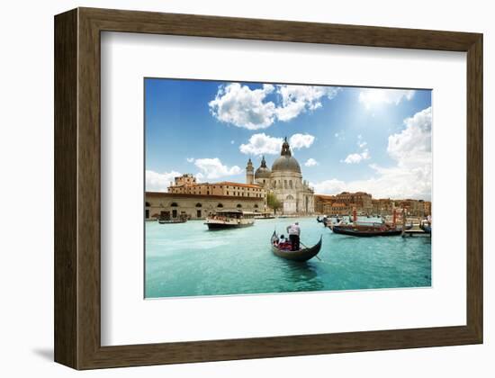 Grand Canal & Basilica Venice-null-Framed Art Print