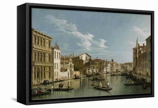 Grand Canal from Palazzo Flangini to Palazzo Bembo, C.1740-Canaletto-Framed Premier Image Canvas