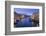 Grand Canal from Rialto Bridge after overnight snow, dawn blue hour, Venice, UNESCO World Heritage-Eleanor Scriven-Framed Photographic Print