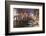 Grand Canal from Rialto Bridge during rare snowfall on a winter evening, Venice, UNESCO World Herit-Eleanor Scriven-Framed Photographic Print