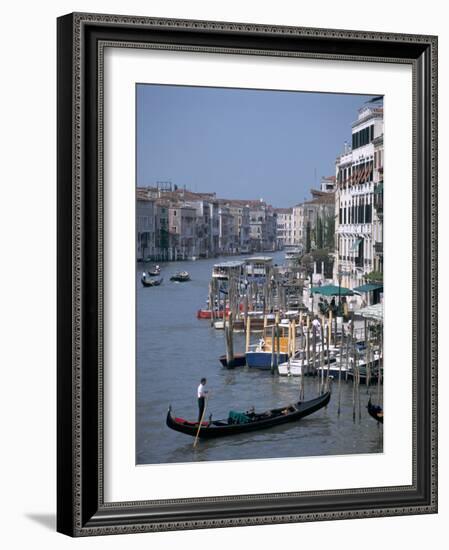 Grand Canal from Rialto Bridge, Venice Italy-Peter Thompson-Framed Photographic Print