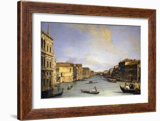 Grand Canal from the Palazzo Balbi-Canaletto-Framed Giclee Print