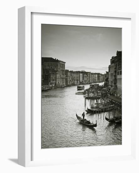 Grand Canal from the Rialto, Venice, Italy-Jon Arnold-Framed Photographic Print