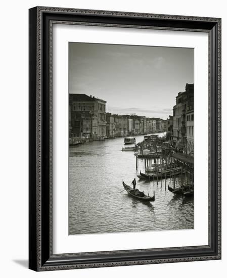 Grand Canal from the Rialto, Venice, Italy-Jon Arnold-Framed Photographic Print