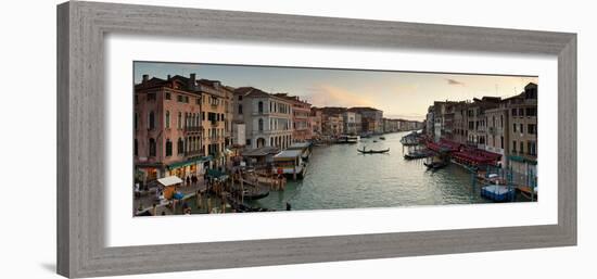 Grand Canal from the Rialto, Venice, Italy-Jon Arnold-Framed Photographic Print