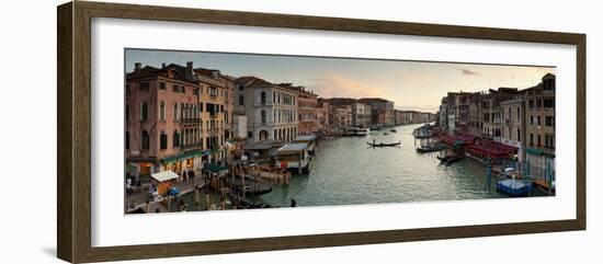 Grand Canal from the Rialto, Venice, Italy-Jon Arnold-Framed Photographic Print