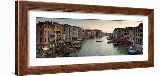 Grand Canal from the Rialto, Venice, Italy-Jon Arnold-Framed Photographic Print