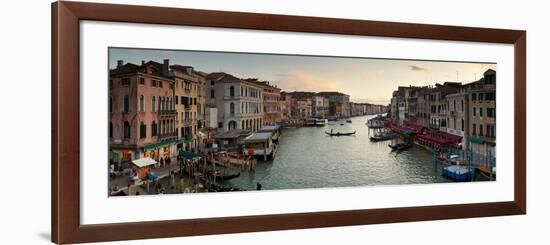 Grand Canal from the Rialto, Venice, Italy-Jon Arnold-Framed Photographic Print