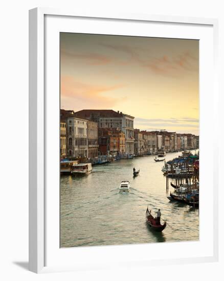 Grand Canal from the Rialto, Venice, Italy-Jon Arnold-Framed Photographic Print