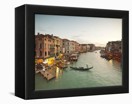 Grand Canal from the Rialto, Venice, Italy-Jon Arnold-Framed Premier Image Canvas