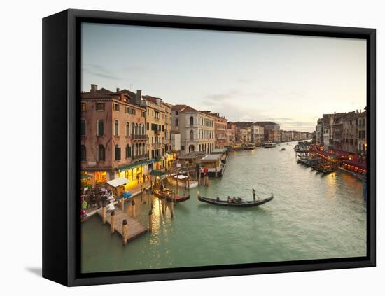 Grand Canal from the Rialto, Venice, Italy-Jon Arnold-Framed Premier Image Canvas