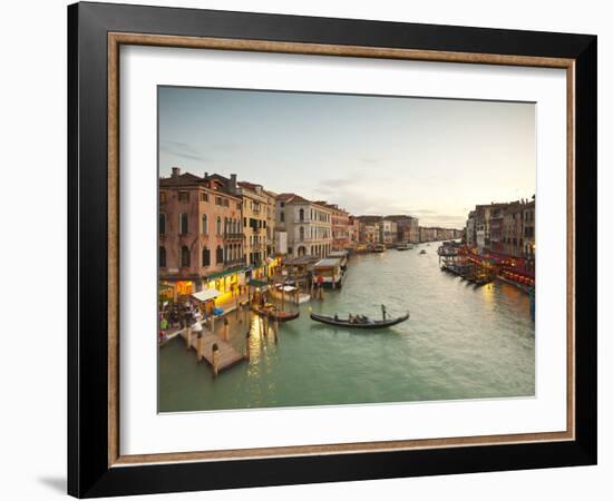 Grand Canal from the Rialto, Venice, Italy-Jon Arnold-Framed Photographic Print