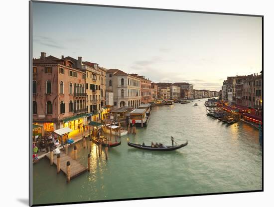 Grand Canal from the Rialto, Venice, Italy-Jon Arnold-Mounted Photographic Print