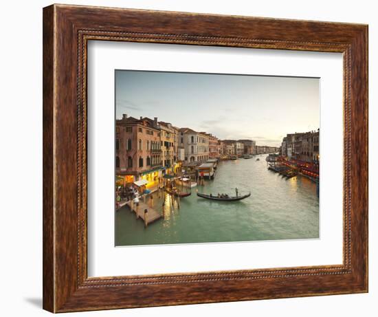 Grand Canal from the Rialto, Venice, Italy-Jon Arnold-Framed Photographic Print