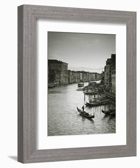 Grand Canal from the Rialto, Venice, Italy-Jon Arnold-Framed Photographic Print