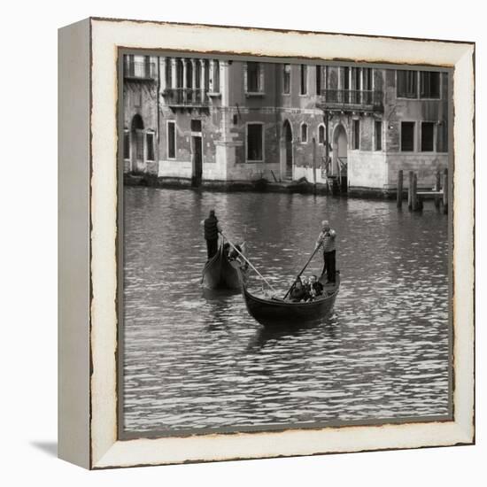 Grand Canal Gondoliers I-Rita Crane-Framed Premier Image Canvas