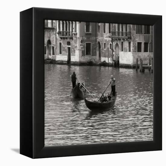 Grand Canal Gondoliers I-Rita Crane-Framed Premier Image Canvas