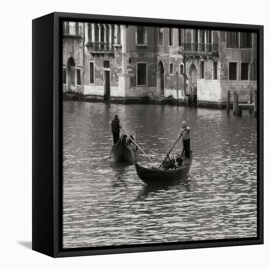 Grand Canal Gondoliers I-Rita Crane-Framed Premier Image Canvas