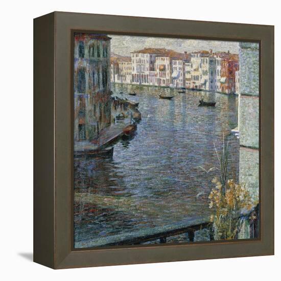 Grand Canal in Venice, 1907-Umberto Boccioni-Framed Premier Image Canvas