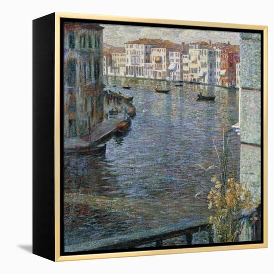 Grand Canal in Venice, 1907-Umberto Boccioni-Framed Premier Image Canvas