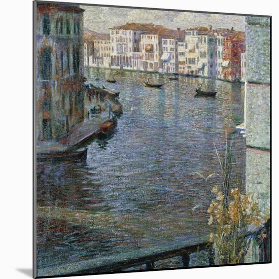 Grand Canal in Venice, 1907-Umberto Boccioni-Mounted Giclee Print