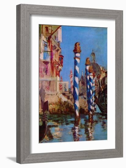 Grand Canal in Venice-Edouard Manet-Framed Art Print