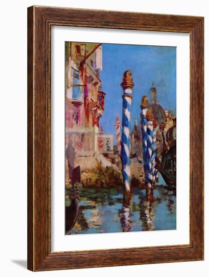 Grand Canal in Venice-Edouard Manet-Framed Art Print