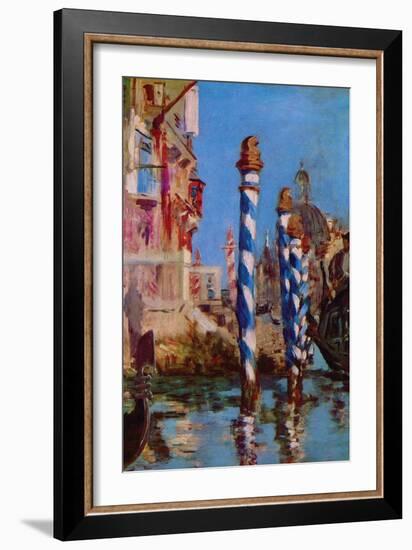 Grand Canal in Venice-Edouard Manet-Framed Art Print