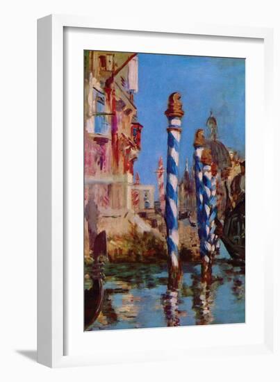 Grand Canal in Venice-Edouard Manet-Framed Art Print