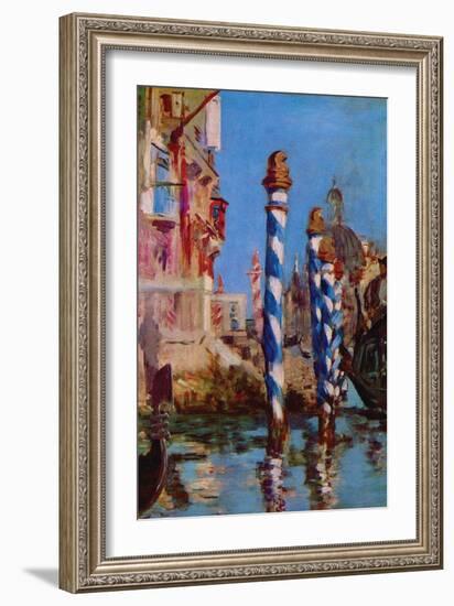 Grand Canal In Venice-Edouard Manet-Framed Art Print