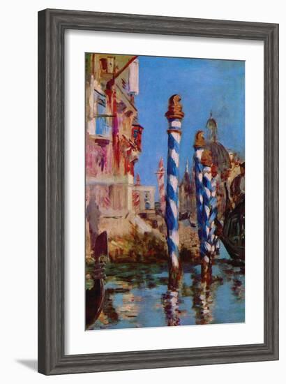 Grand Canal In Venice-Edouard Manet-Framed Art Print