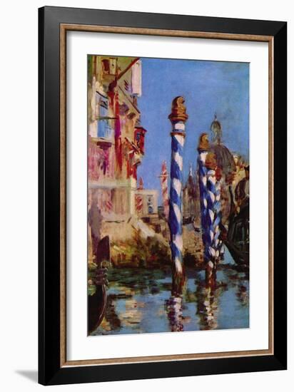 Grand Canal In Venice-Edouard Manet-Framed Art Print