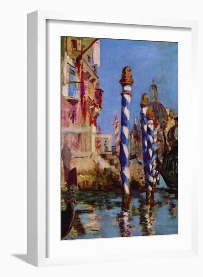 Grand Canal In Venice-Edouard Manet-Framed Art Print