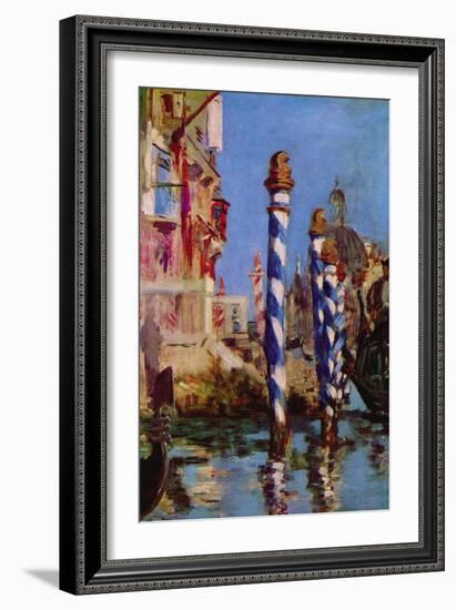 Grand Canal In Venice-Edouard Manet-Framed Art Print