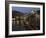 Grand Canal, Rialto Bridge at Night, Gondolas on Waterfront, Venice, Veneto, Italy-Christian Kober-Framed Photographic Print