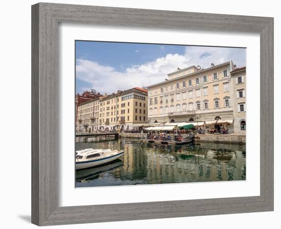 Grand Canal, Trieste, Friuli Venezia Giulia, Italy, Europe-Jean Brooks-Framed Photographic Print