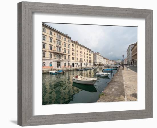 Grand Canal, Trieste, Friuli Venezia Giulia, Italy, Europe-Jean Brooks-Framed Photographic Print