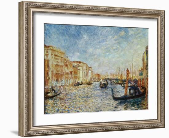 Grand Canal, Venice, 1881-Pierre-Auguste Renoir-Framed Giclee Print