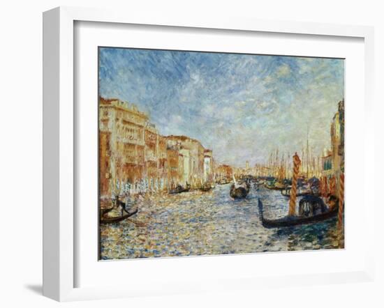 Grand Canal, Venice, 1881-Pierre-Auguste Renoir-Framed Giclee Print