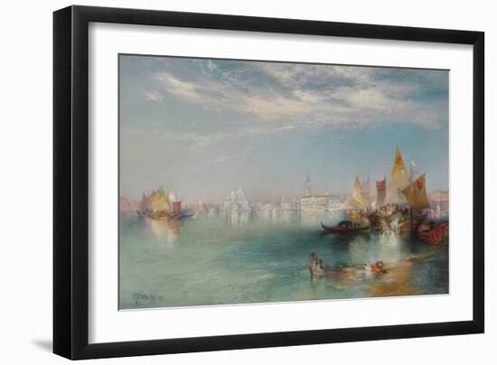 Grand Canal, Venice, 1901 (Oil on Canvas)-Thomas Moran-Framed Giclee Print